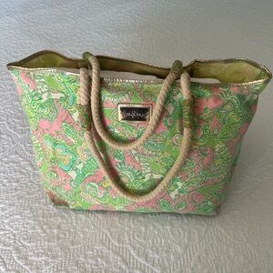 Lilly Pulitzer Vibrant Floral Tote